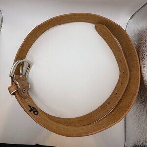 Vintage Tan Leather Western Style Belt